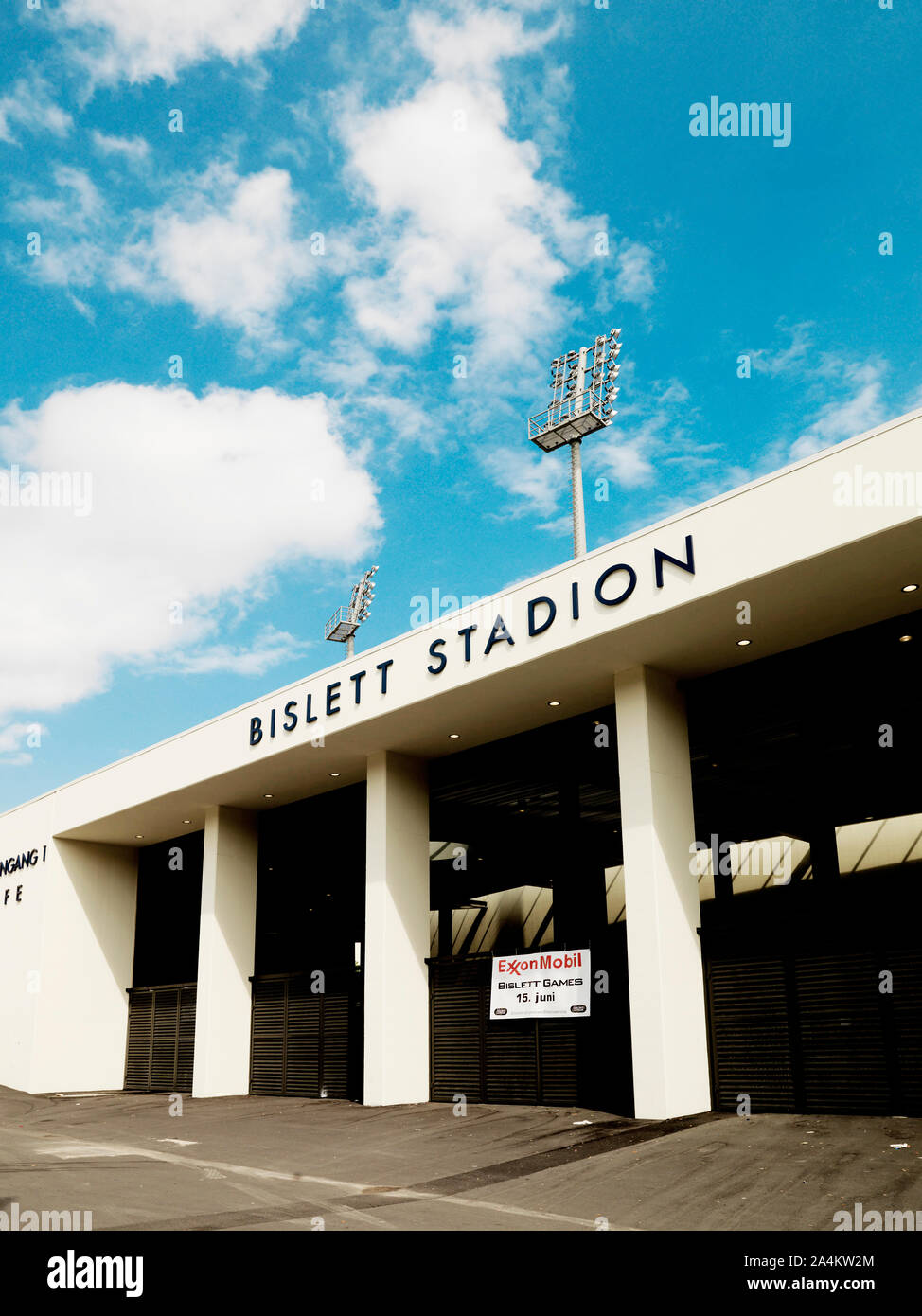 Bislet Stadion, stade Bislet, Oslo Banque D'Images