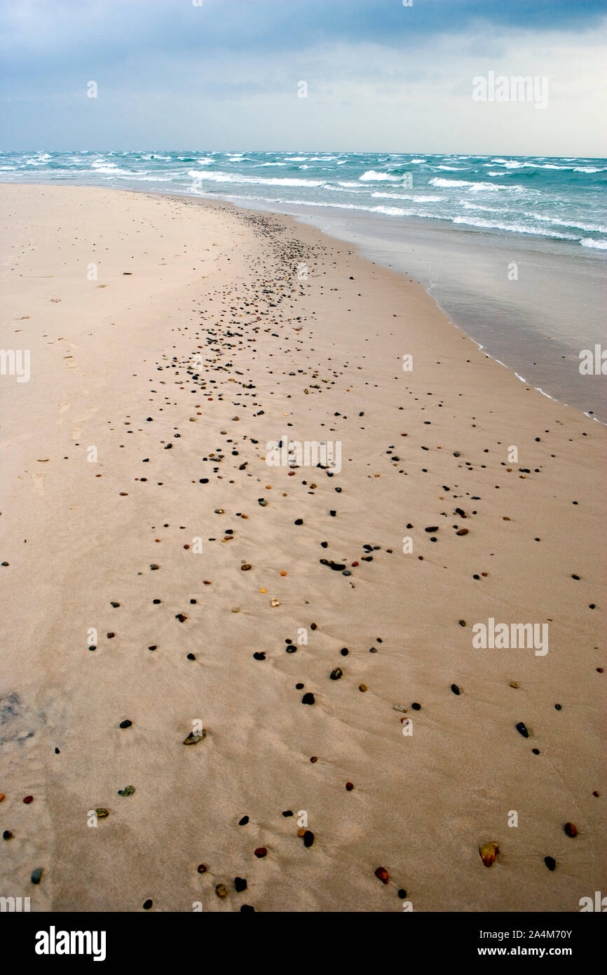 Grenen, Skagen, Danemark. Banque D'Images