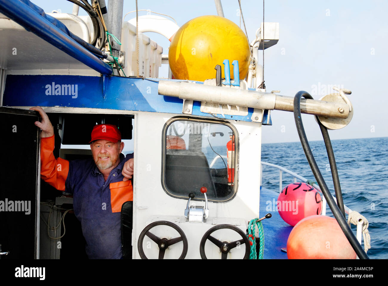 Bateau de pêche pêcheur Banque D'Images