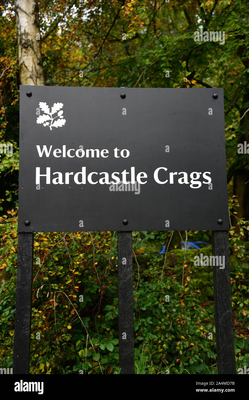 Hardcastle Crags Banque D'Images