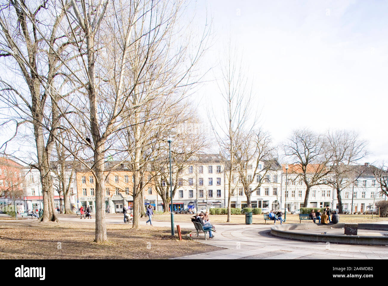 Zone de Grunerløkka à Oslo Banque D'Images