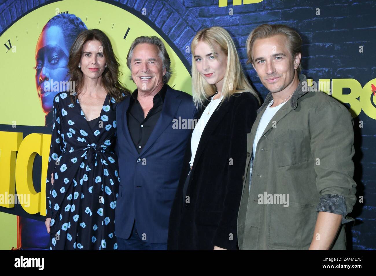 Kelley Phleger, Don Johnson, Grace Johnson, Jesse Johnson aux arrivées pour WATCHMEN Premiere série d'HBO, Cinerama Dome, Los Angeles, CA, 14 octobre 2019. Photo par : Priscilla Grant/Everett Collection Banque D'Images