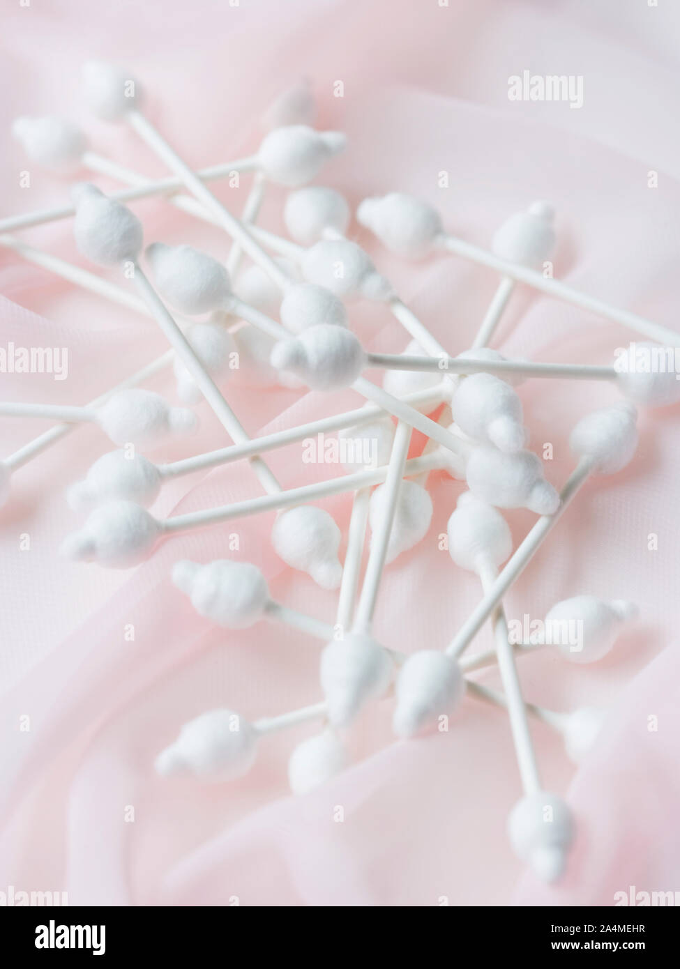 Q-tips pour les bébés Banque D'Images