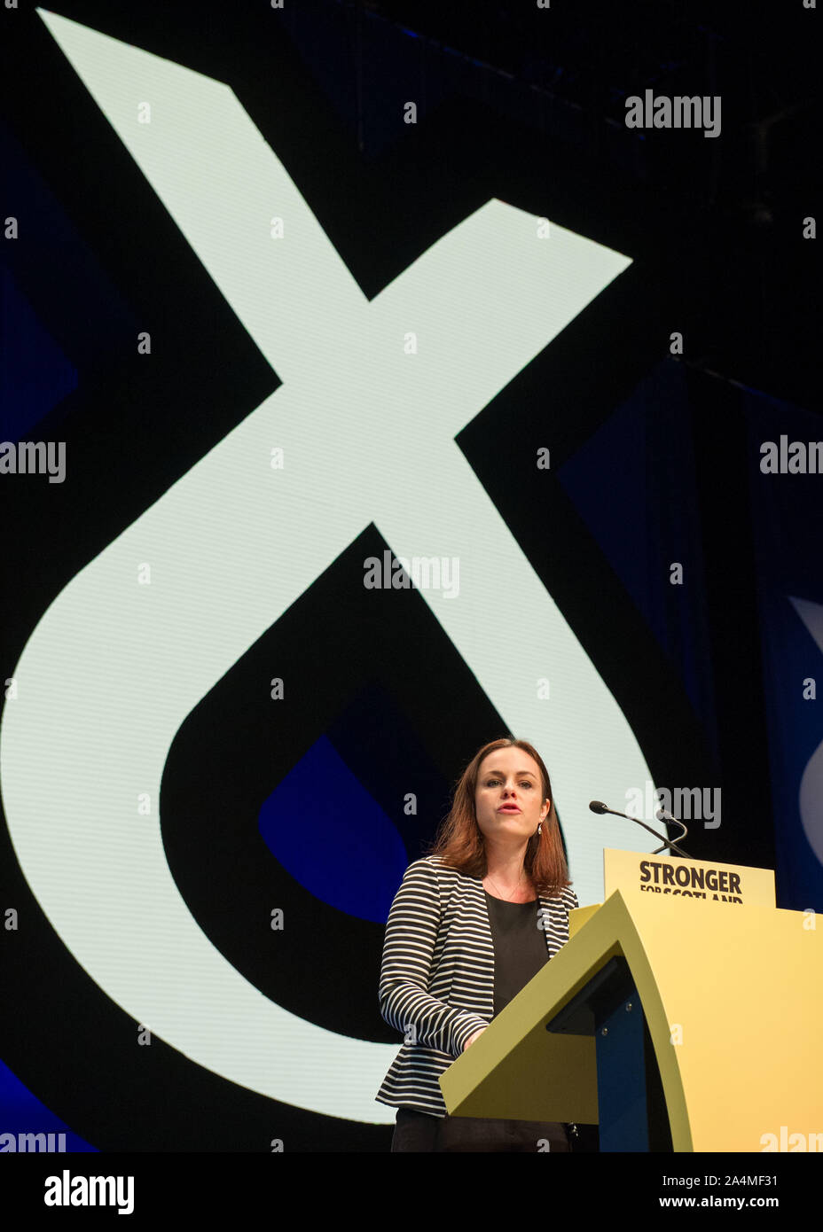 Aberdeen, Royaume-Uni. 15 octobre 2019. Photo : Kate Forbes MSP du Parti national écossais (SNP). Parti national écossais (SNP) Conférence nationale, lors de l'événement complexe Aberdeen(TECA). Crédit : Colin Fisher/Alamy Live News Banque D'Images Aberdeen, Royaume-Uni. 15 octobre 2019. Photo : Kate Forbes MSP du Parti national écossais (SNP). Parti national écossais (SNP) Conférence nationale, lors de l'événement complexe Aberdeen(TECA). Crédit : Colin Fisher/Alamy Live News Banque D'Images