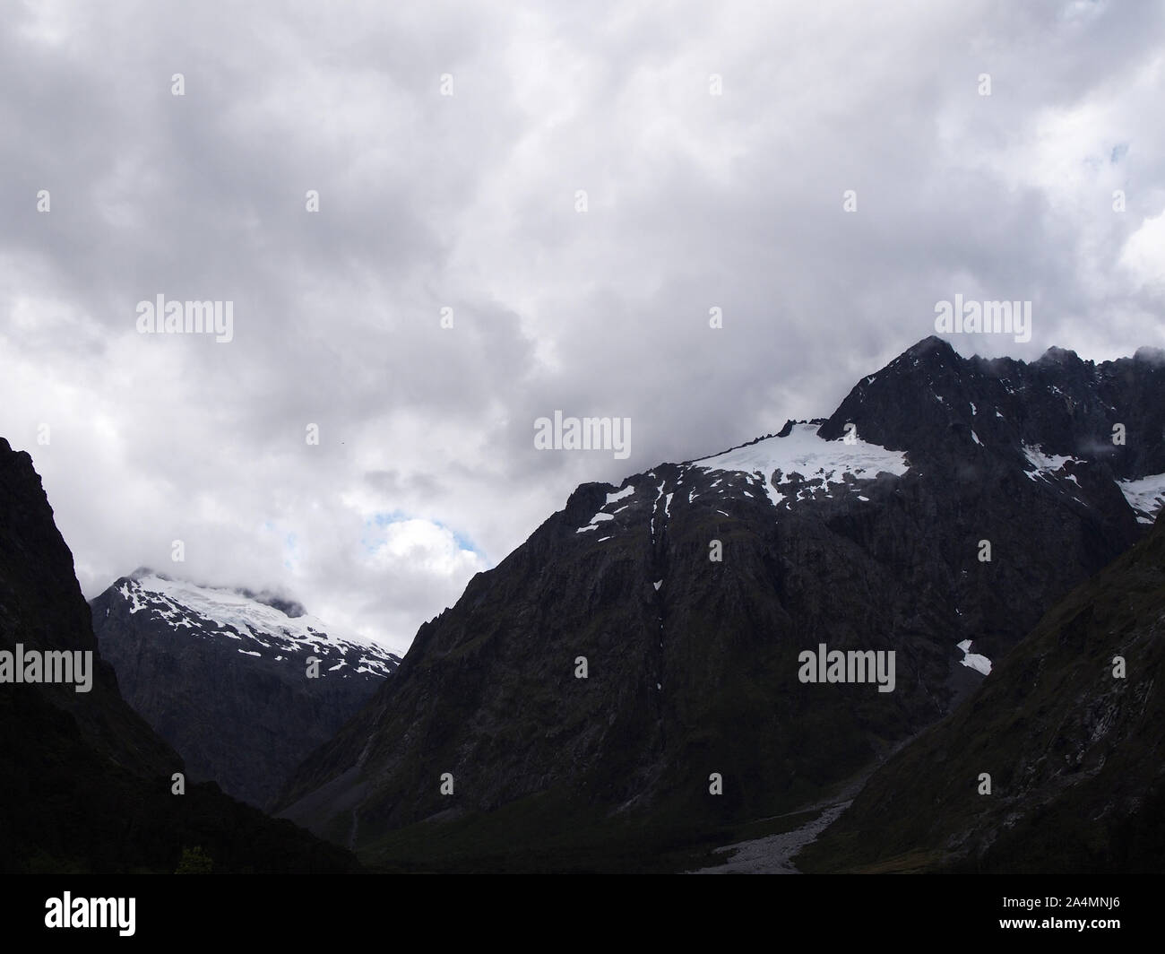 Les habitats de montagne dans le Parc National de Fiordland, île du sud de la Nouvelle-Zélande Banque D'Images
