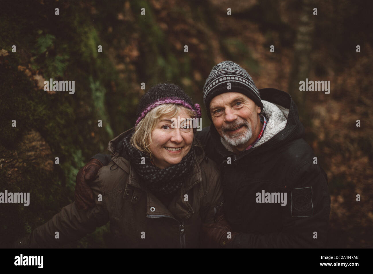 Happy senior couple Banque D'Images