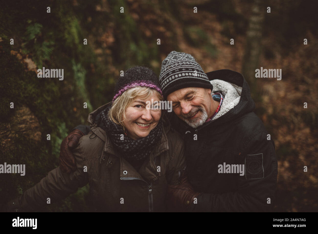 Happy senior couple Banque D'Images