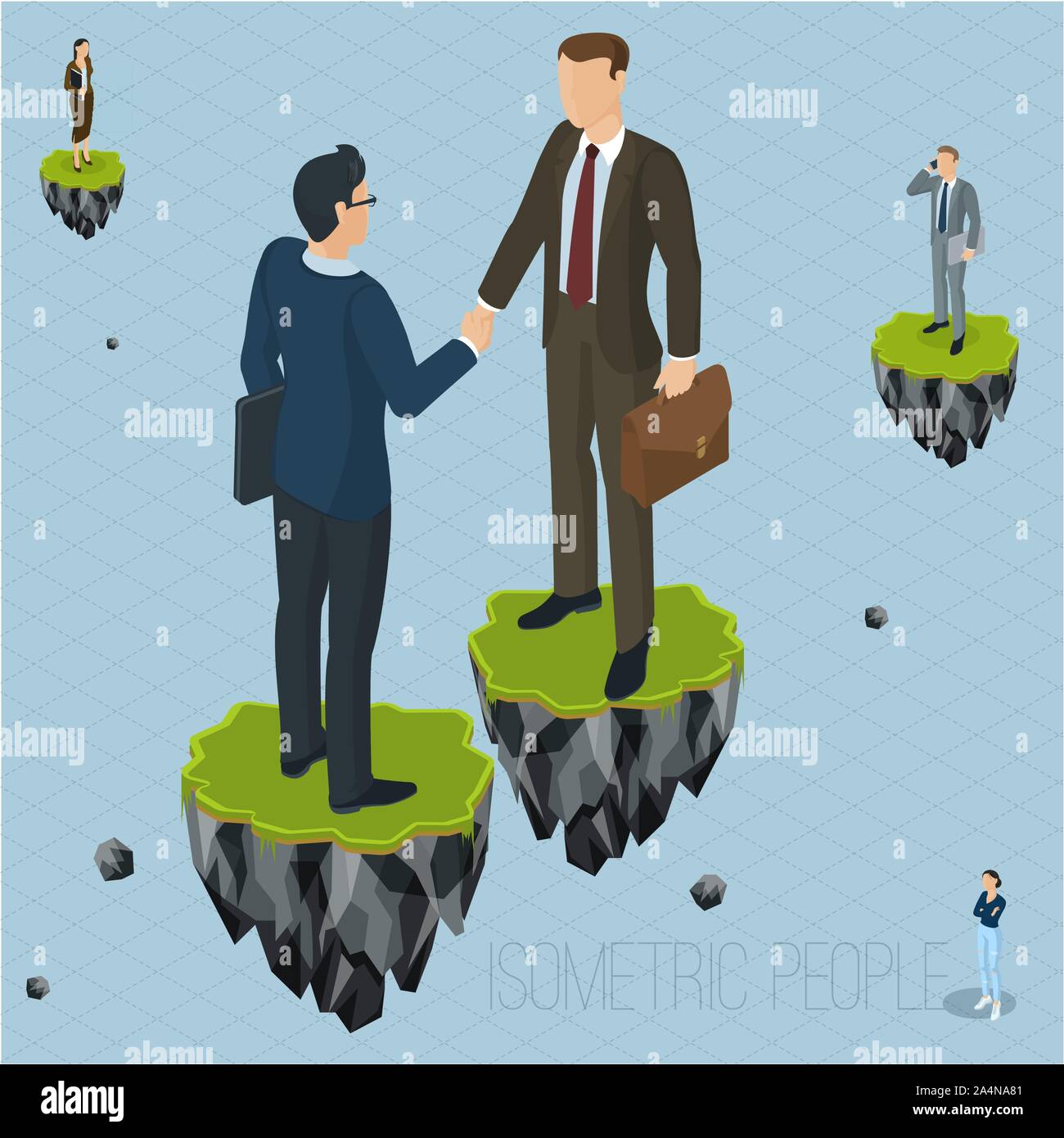 Fantasy business concept Illustration de Vecteur