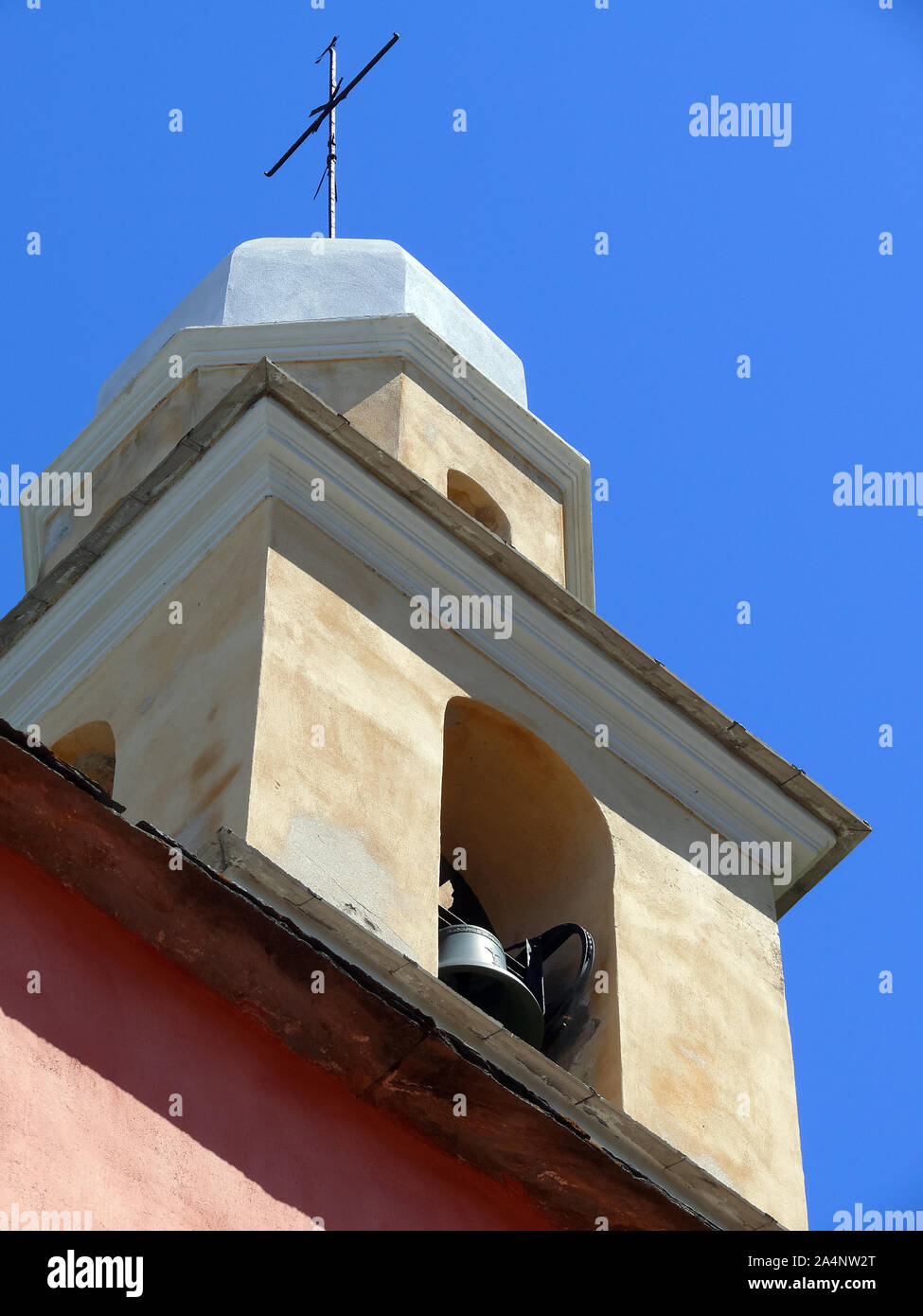 Sainte Julie, Santa Giulia, Église, Nonza, Corse, France, Europe Banque D'Images