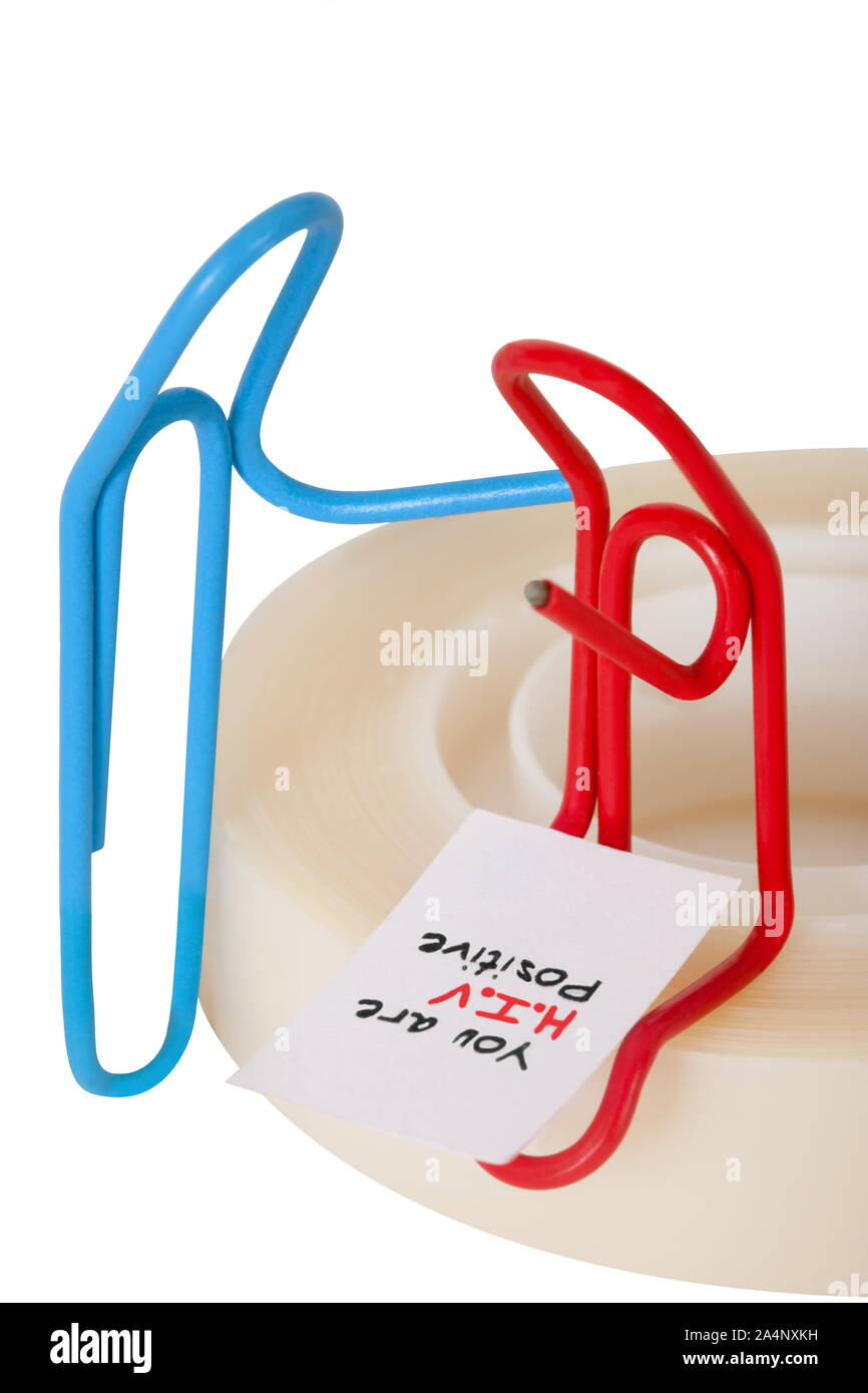 Peu de concepts avec des trombones dans divers domaines Banque D'Images