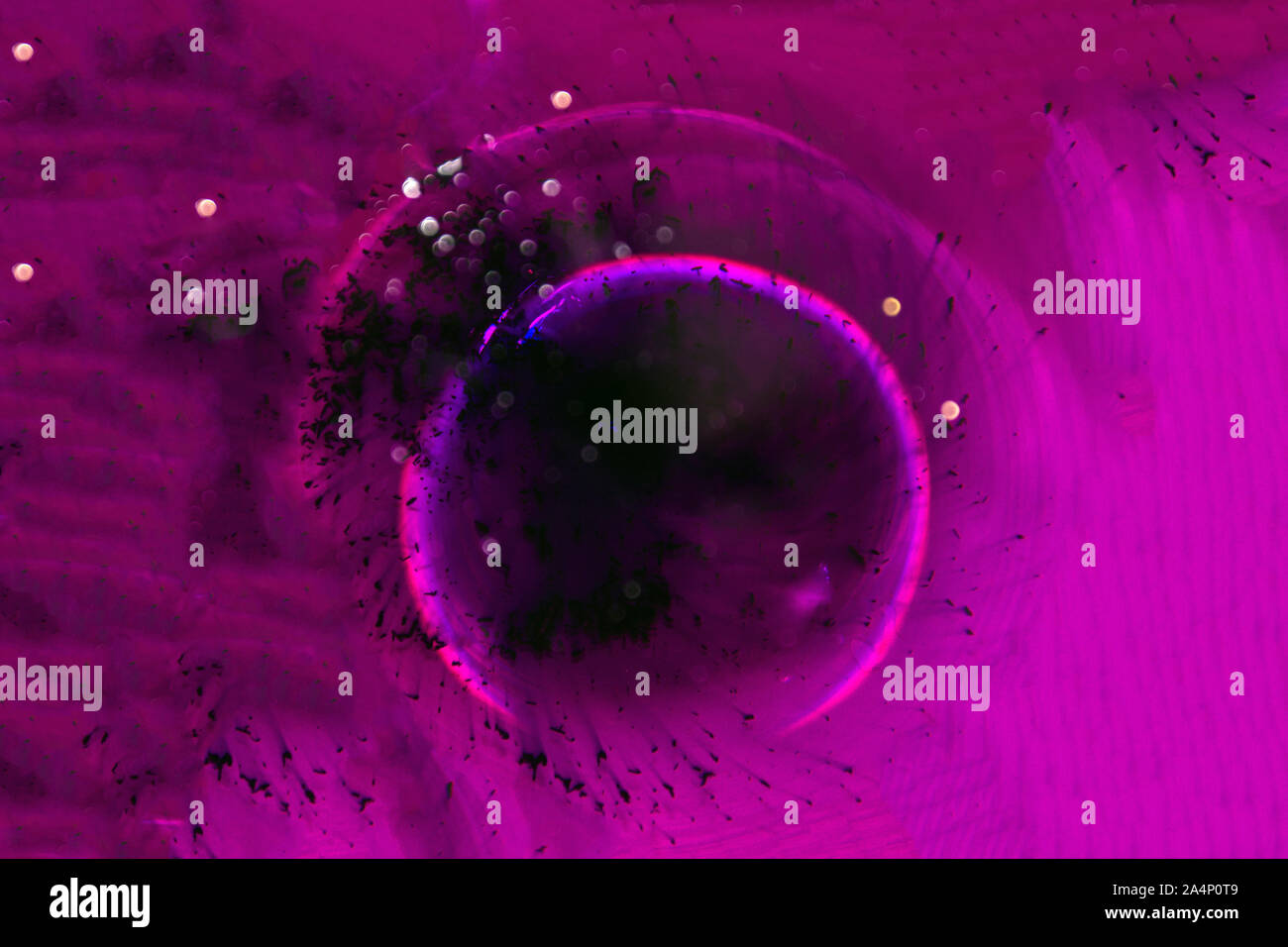 Abstract fractal design violet. Aquarelle abstract design. Banque D'Images