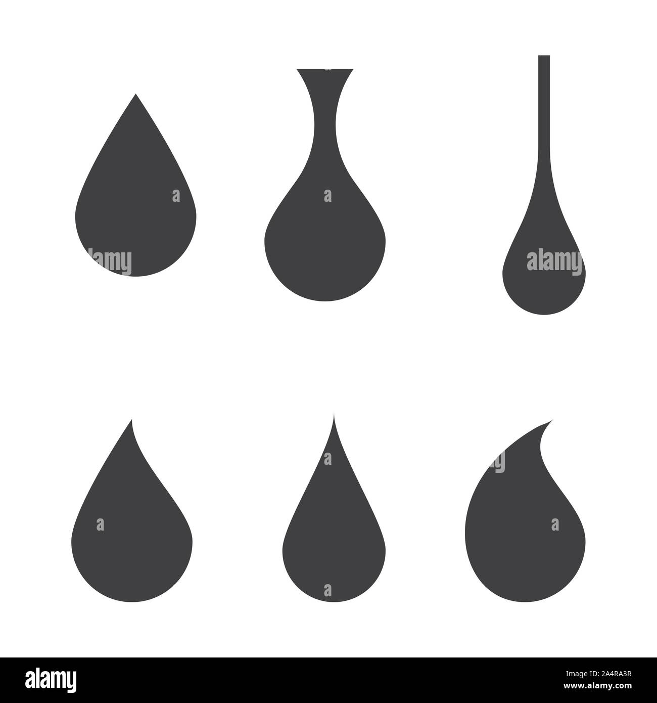 Goutte d'eau Modèle Logo vector illustration design Illustration de Vecteur