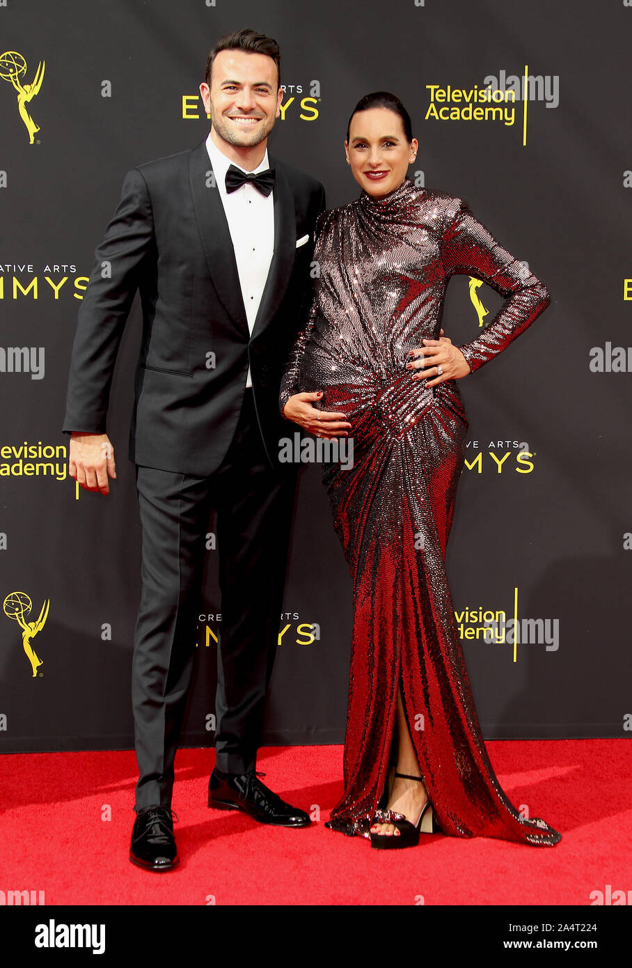 Creative Arts Emmy 2019 - Jour 1 (arrivées) tenue à la Microsoft Theatre de Los Angeles, Californie. Avec : Ben Winston, Meredith Winston Où : Los Angeles, California, United States Quand : 15 Sep 2019 Credit : Adriana Barraza M./WENN.com Banque D'Images