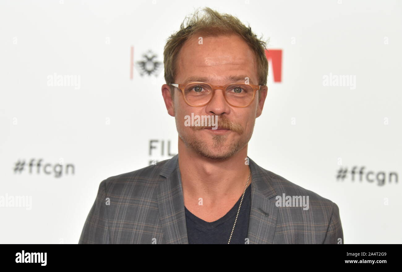 Cologne, Allemagne. 14Th Oct, 2019. L'acteur Matthias Koeberlin vient à la projection du film 'Die Toten vom Bodensee - Die Meerjungfrau' au Festival du Film Cologne, International Film and Television Festival. Credit : Horst Galuschka/dpa/Alamy Live News Banque D'Images