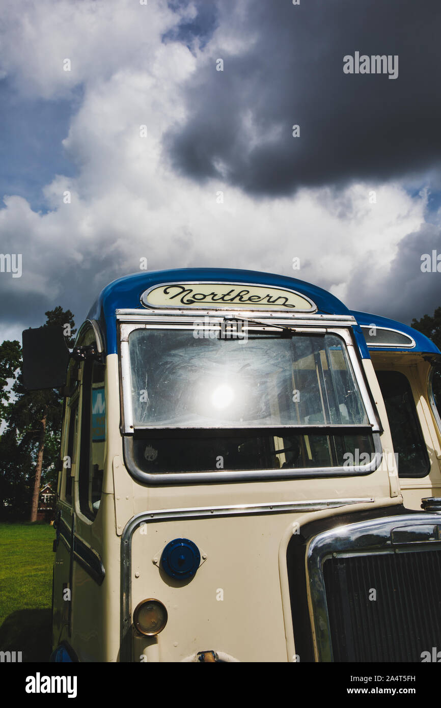 Bus à demi-cabine classique, Nottingham Transport Festival, Autokarna 2019, Wolaton Park, Nottingham, East Midlands, Angleterre Banque D'Images