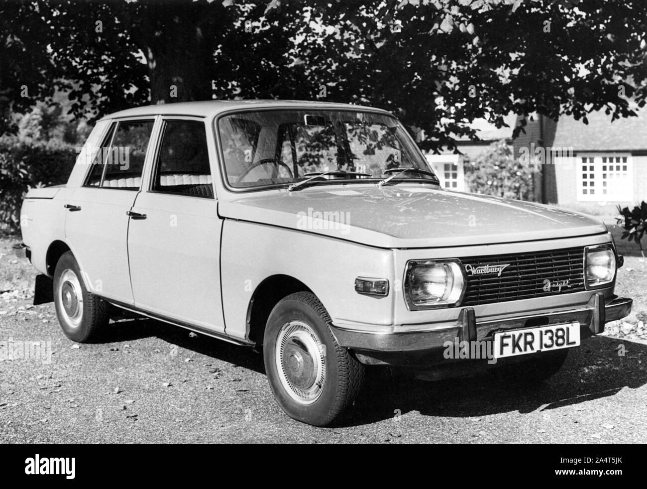 Wartburg car Banque d'images noir et blanc Alamy