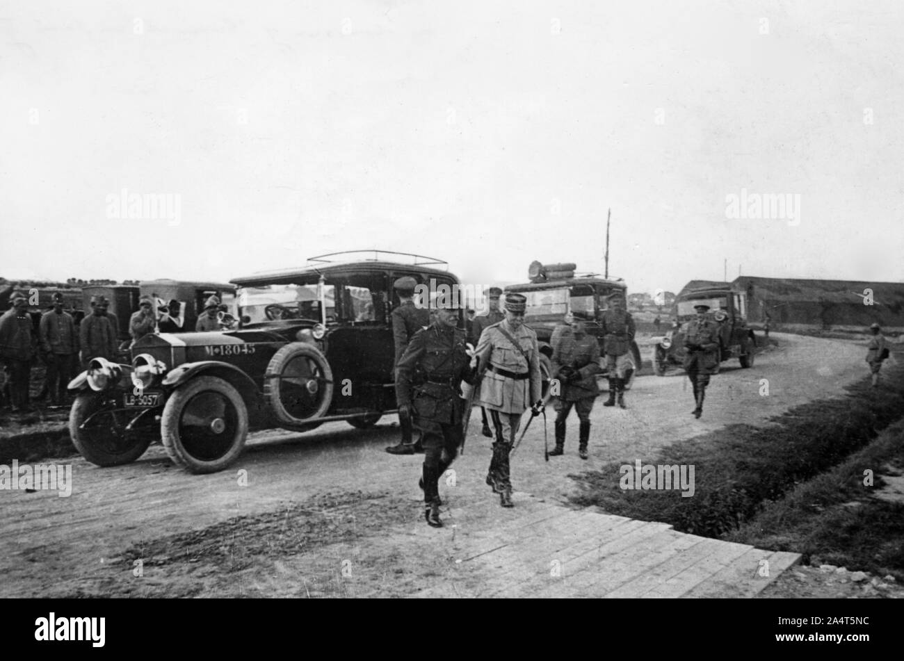 Rolls - Royce Silver Ghost Voiture Personnel, Sir Douglas Haig. Banque D'Images