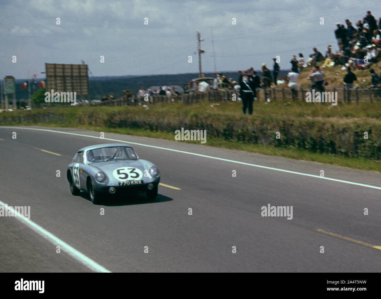 - Austin Healey Sprite, Baker - Bradley, 1964 24 heures du Mans. Banque D'Images