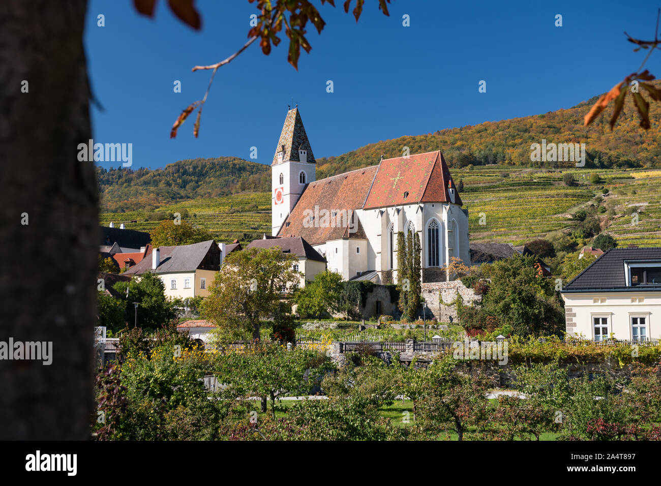 Eglise de Saint Maurice en vallée de la Wachau, Spitz, Autriche Banque D'Images