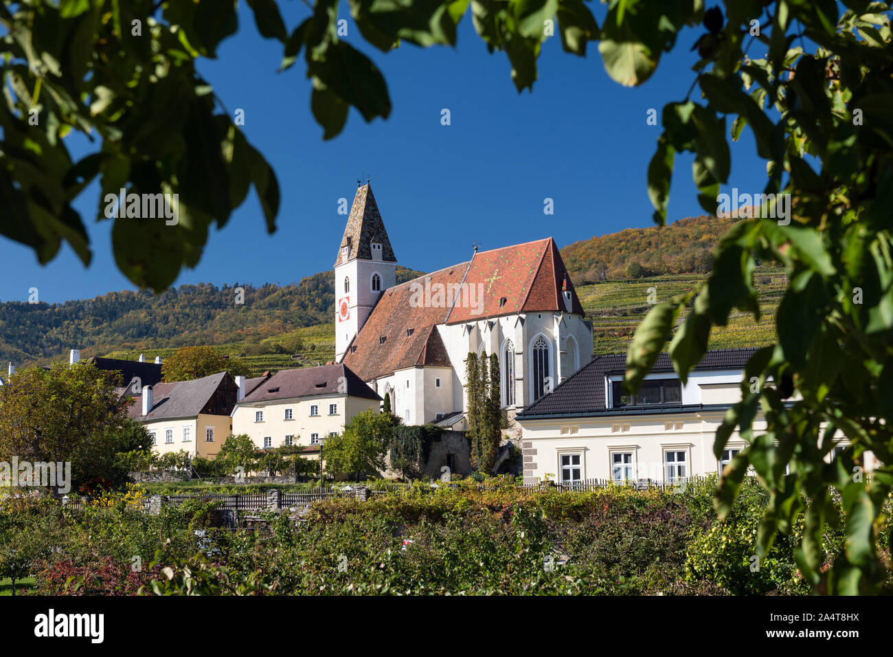 Eglise de Saint Maurice en vallée de la Wachau, Spitz, Autriche Banque D'Images