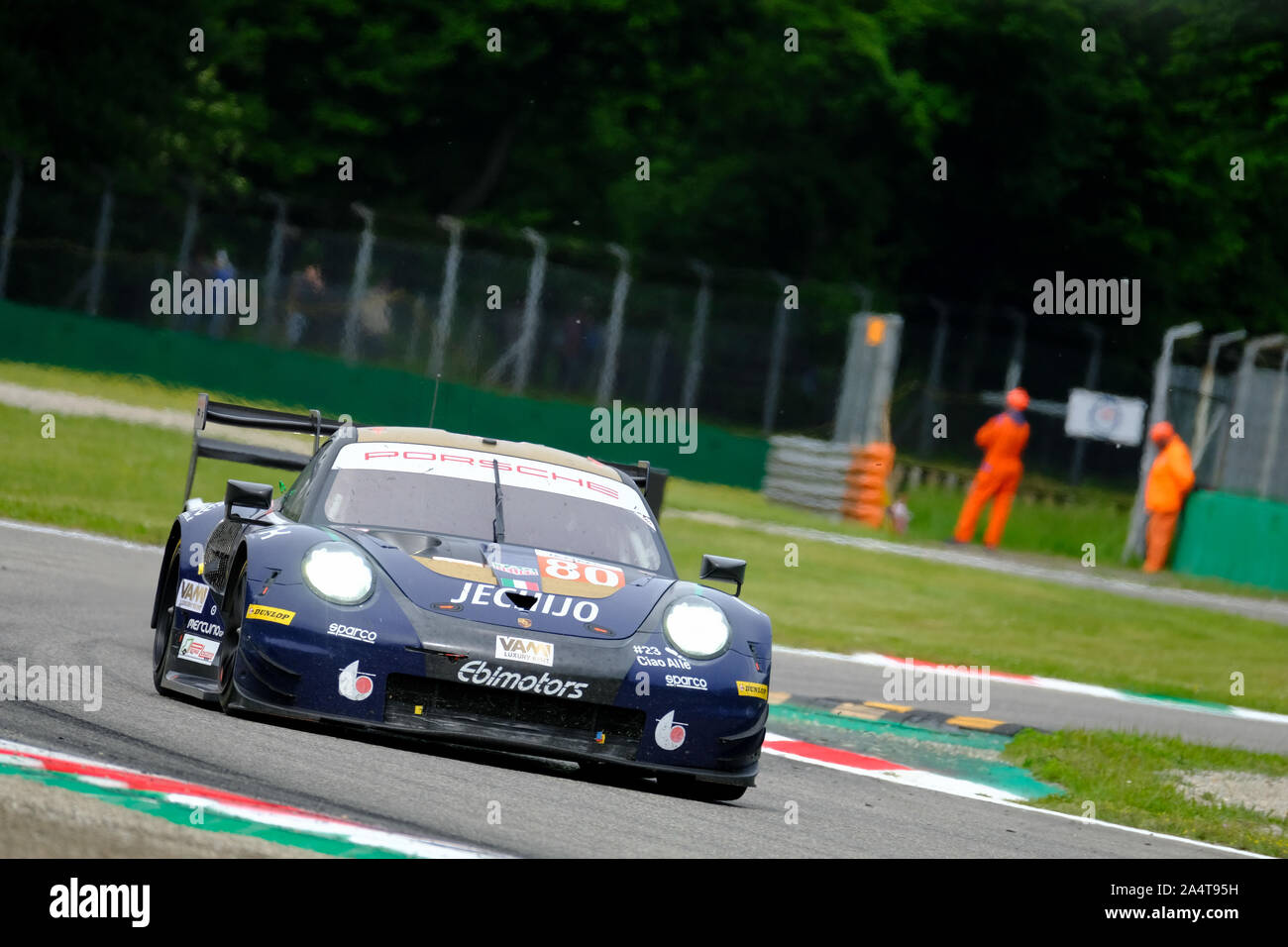 # 80 Ebimotors - F. BABINI / M. FREZZA / S. FORTUNA - Porsche 911 RSR pendant 4h de Monza - European Le Mans Series - Course, Monza, Italie, le 12 mai 2019, Banque D'Images