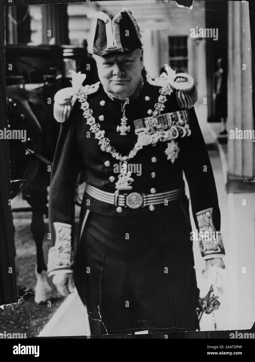Sir Winston Leonard Spencer-Churchill (30 novembre 1874 C 24 janvier 1965) Banque D'Images