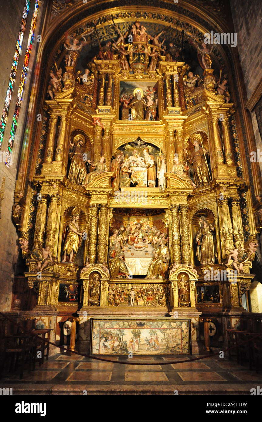 Capella del Corpus Christi, la cathédrale de Palma Banque D'Images