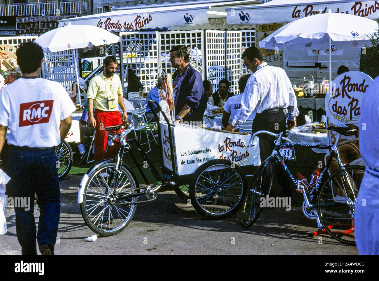 Marseille,Village du Tour de France 1989 Banque D'Images