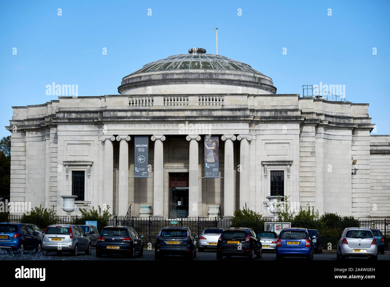 Levier de dame art gallery Port Sunlight England UK Banque D'Images