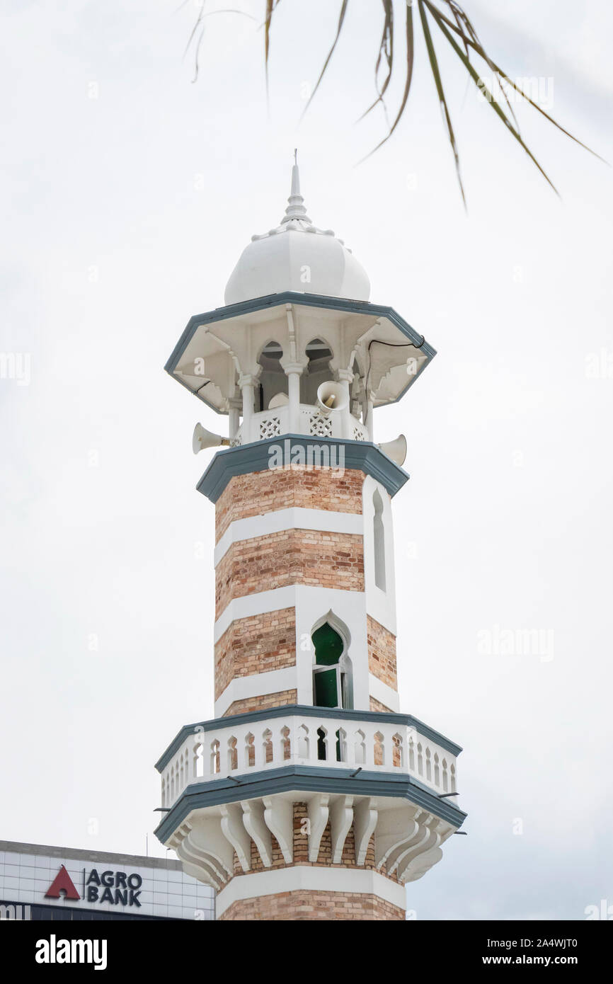 Tour de la mosquée mosquée James à Kuala Lumpur, en Malaisie Banque D'Images