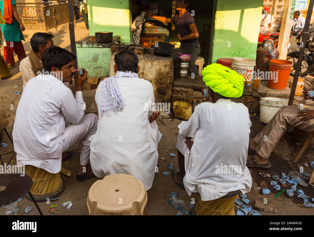 Indien coloré à Pushkar Banque D'Images