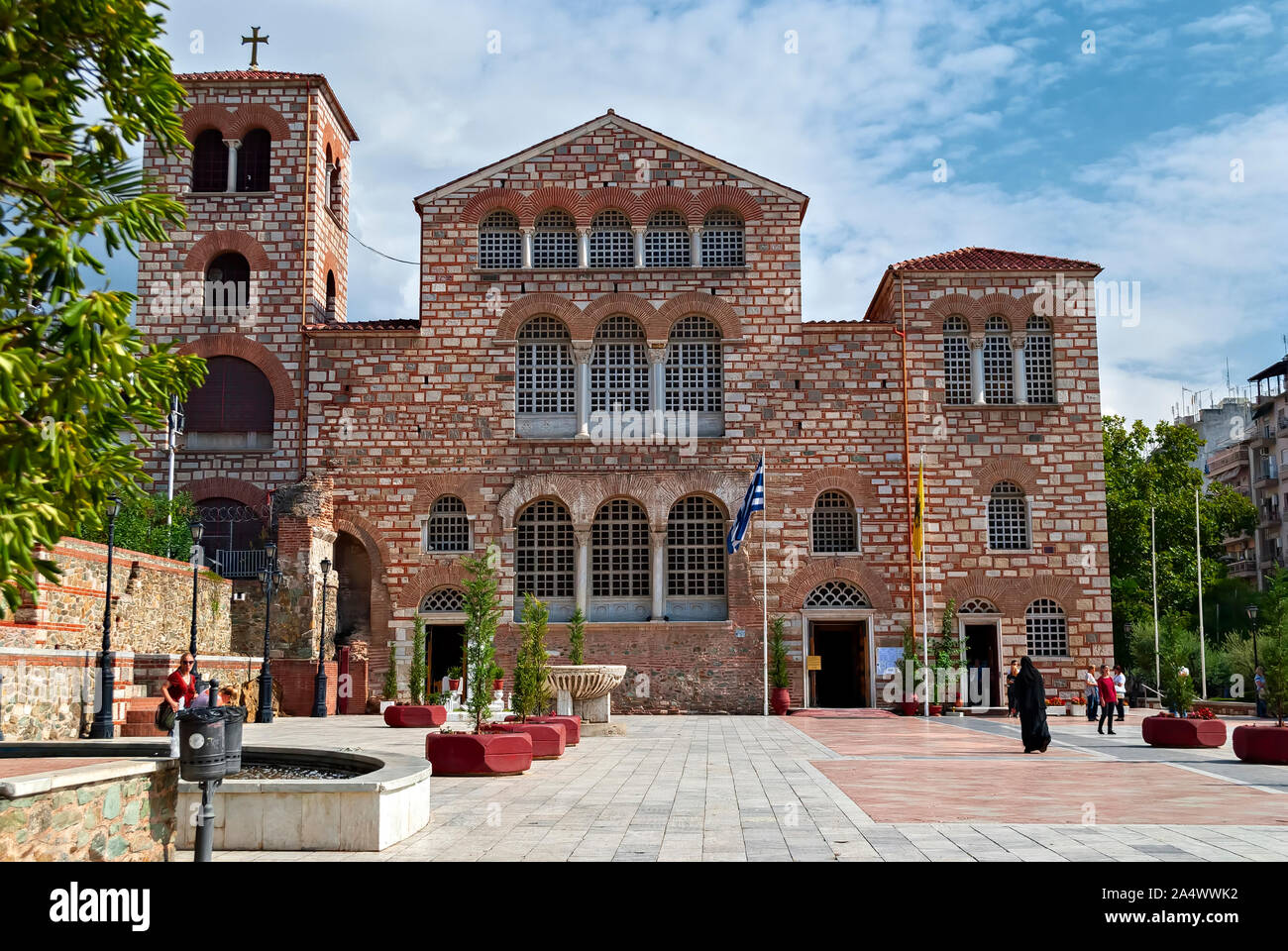Eglise de Saint Demetrius Thessalonique GRÈCE ; Banque D'Images