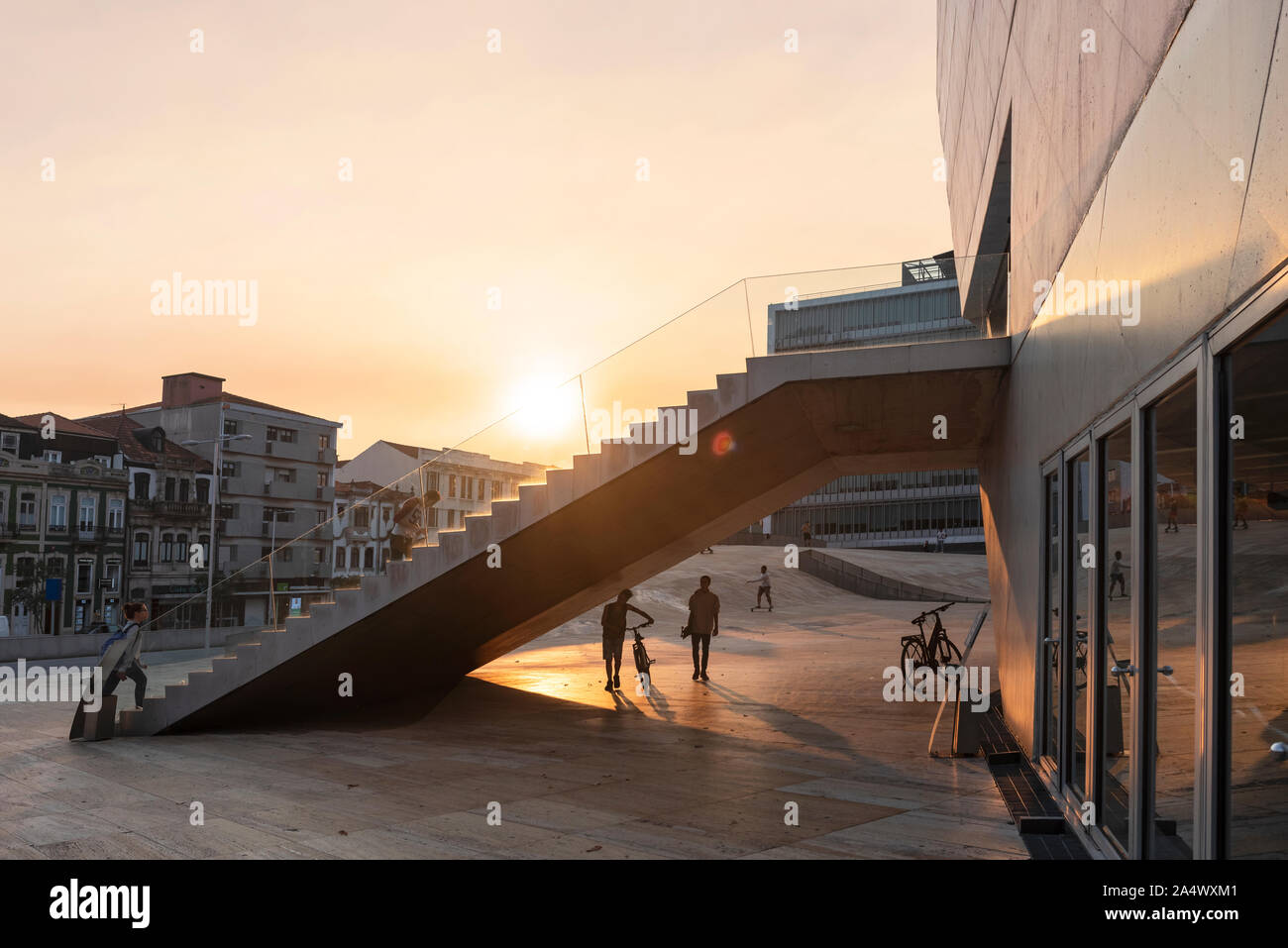 Maison de la musique de Porto Banque D'Images