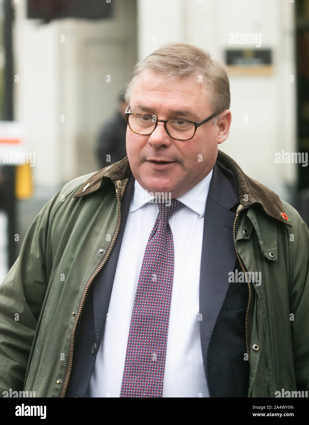 Londres, Royaume-Uni. 16 Oct, 2019. Mark Francois Pro Brexit, conservateur, député et vice-président du Groupe européen de recherche à Westminster. Credit : amer ghazzal/Alamy Live News Banque D'Images