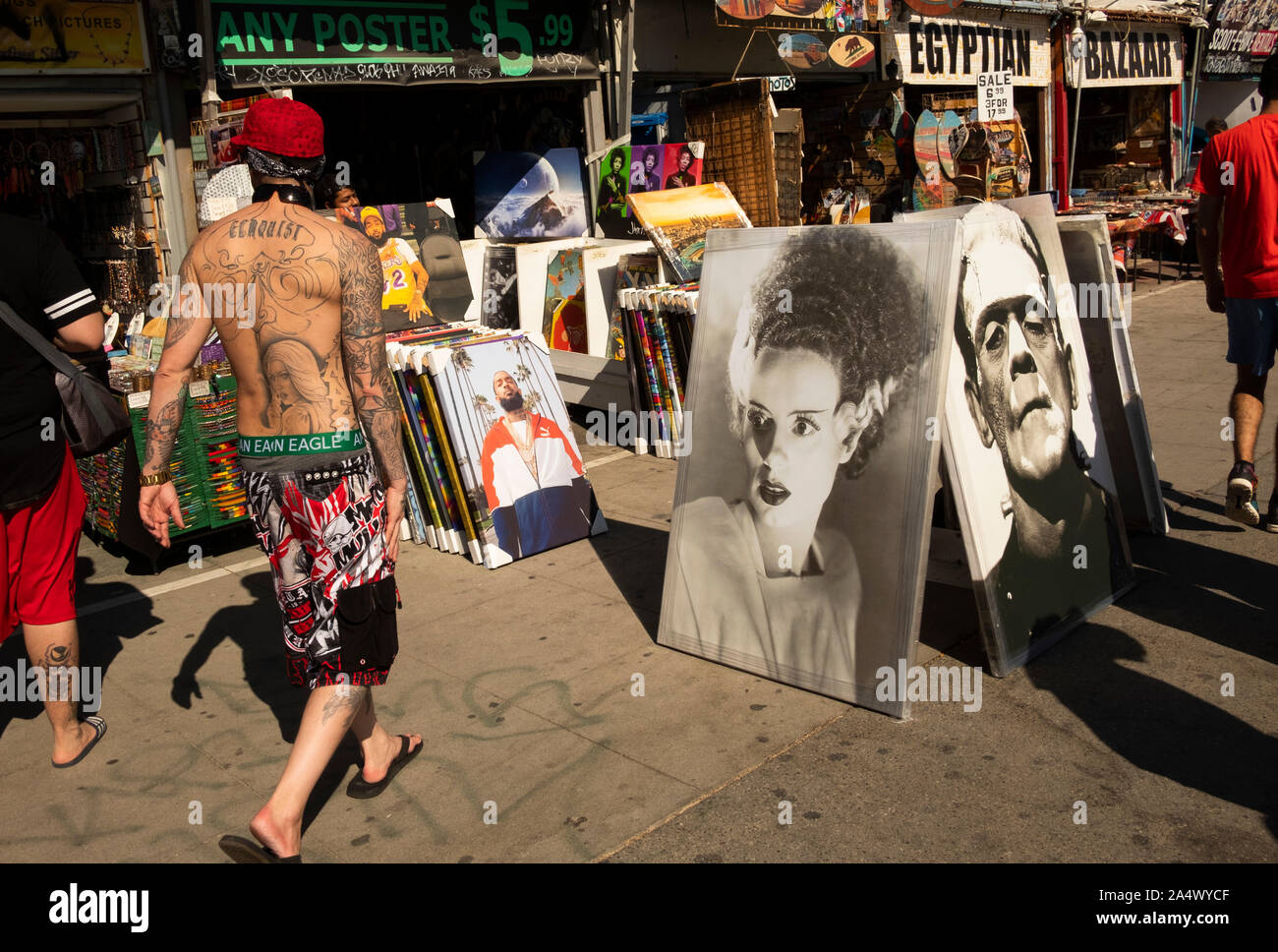 Venice beach tattoo shop Banque de photographies et d’images à haute