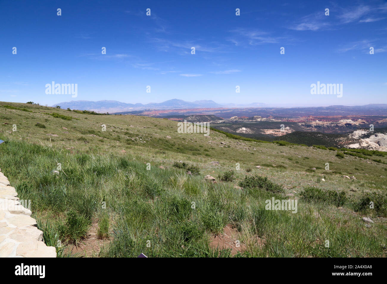 Scène routière sur Utah's Scenic Byway 12 Banque D'Images