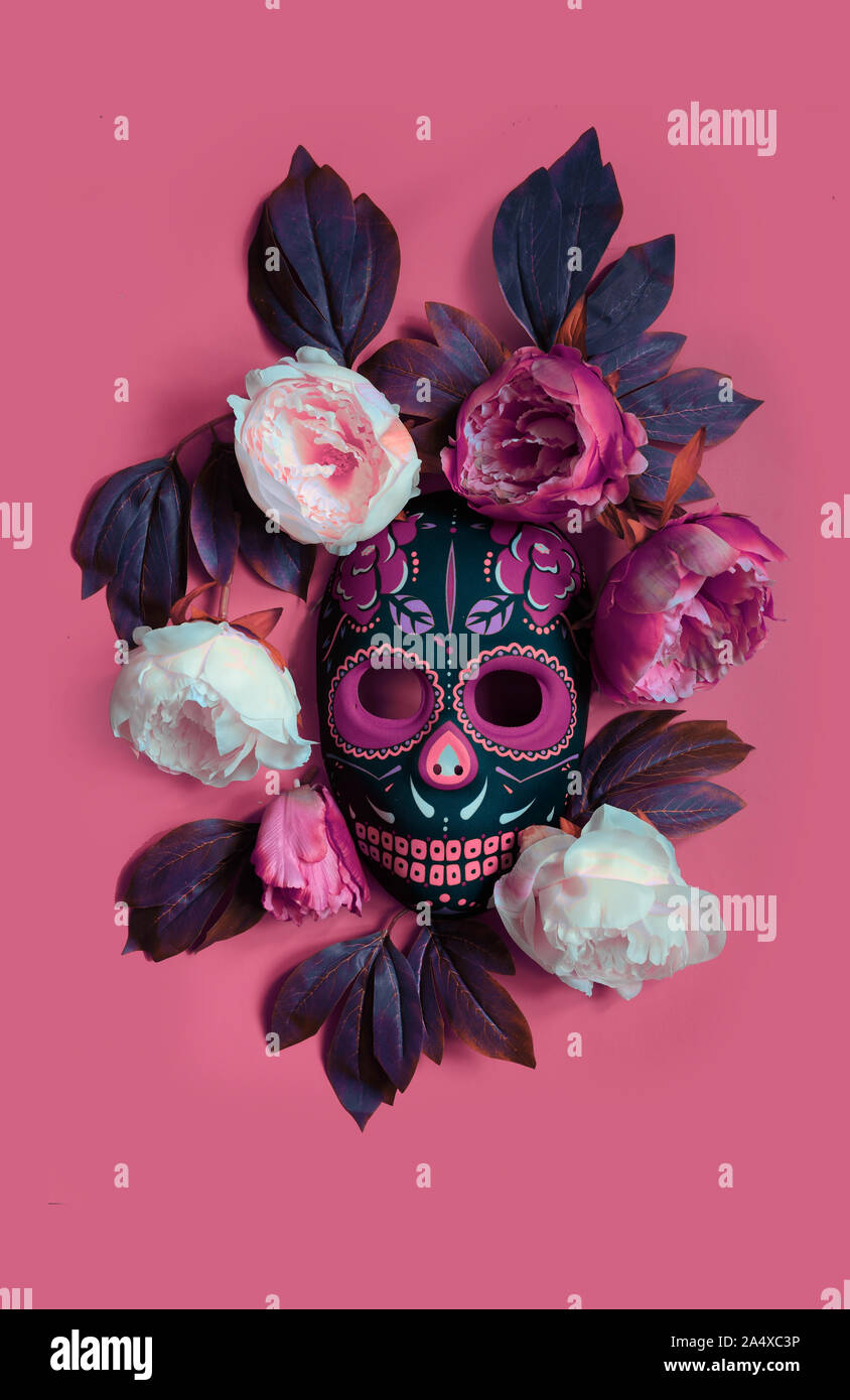 Día De Los Muertos / Demi-masque Du Jour Des Morts - France