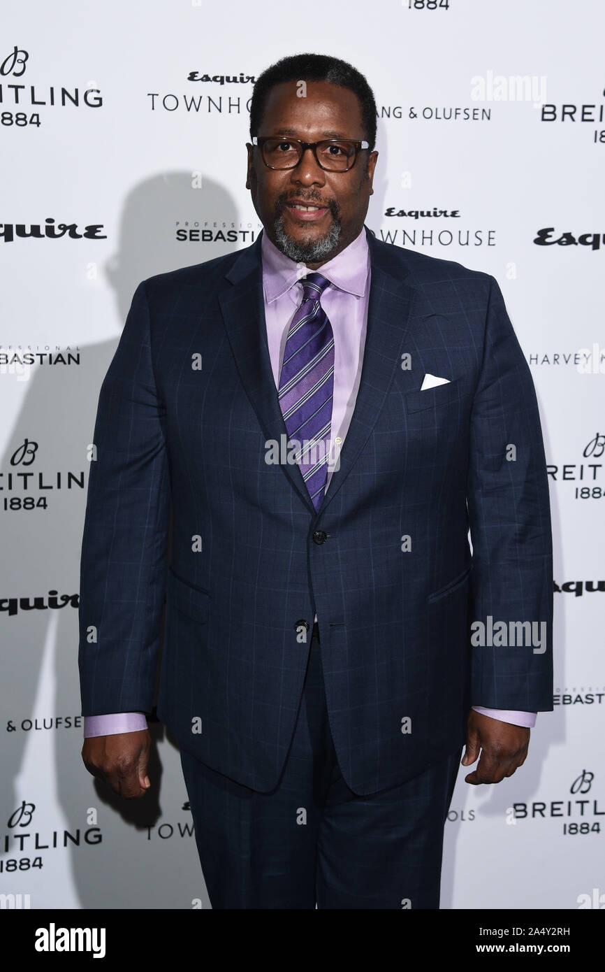 Londres, Royaume-Uni. 16 octobre 2019 - Wendell Pierce arrivant pour la maison Esquire 2019 fête de lancement, Londres. Photo : Steve Sav/Featureflash Crédit : Paul Smith/Alamy Live News Banque D'Images