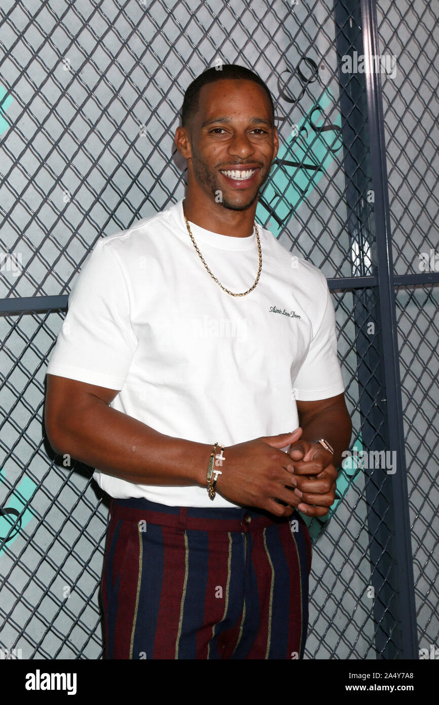 11 octobre 2019, Los Angeles, CA, USA : LOS ANGELES - OCT 12 : Victor Cruz au Tiffany Hommes Collection lancer au Hollywood Athletic Club le 12 octobre 2019 à Los Angeles, CA (crédit Image : © Kay Blake/Zuma sur le fil) Banque D'Images