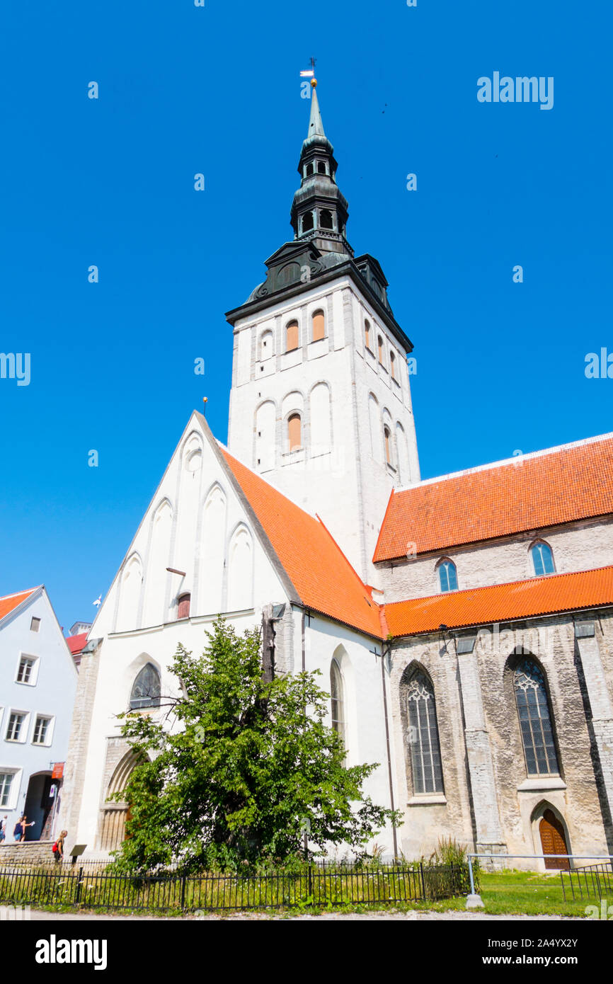 Niguliste kirik, la Saint-Nicolas, d'églises et de musées, vieille ville, Tallinn, Estonie Banque D'Images