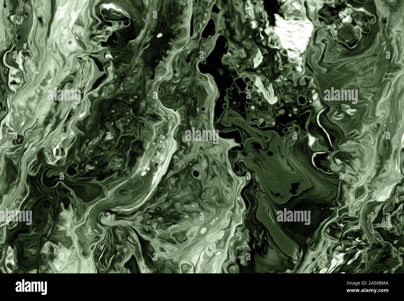 Forêt de couleur vert, rose et gris dim rayures brunes sur toile, le textile, le papier. Pinceau à la main, les gouttes et les traits d'huile ou de la peinture acrylique. Banque D'Images