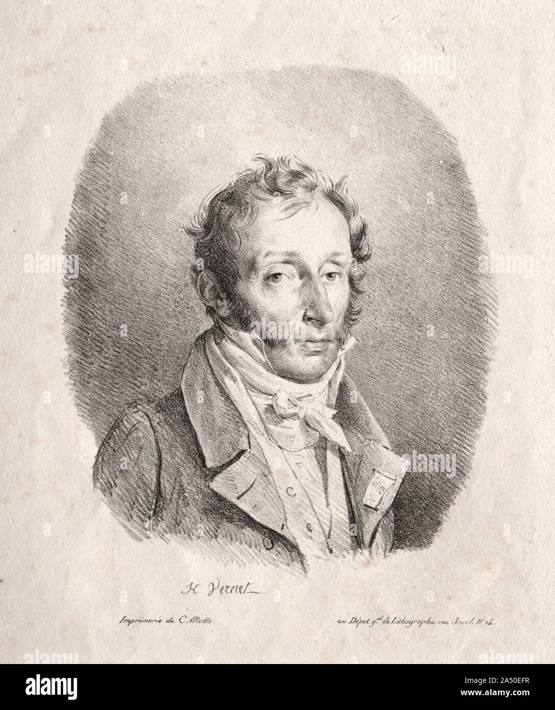 Carle Vernet, 1817. Banque D'Images