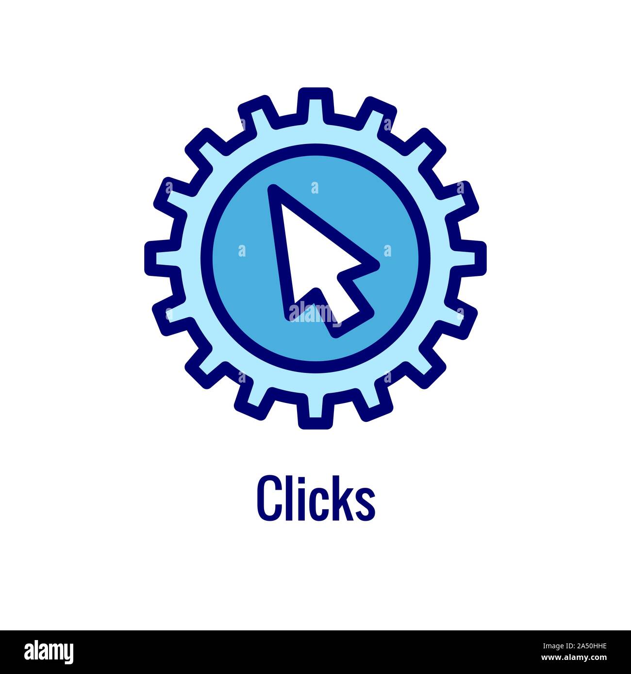 Annonces Médias sociaux - l'icône de l'imagerie publicitaire, y compris l'engagement social Illustration de Vecteur