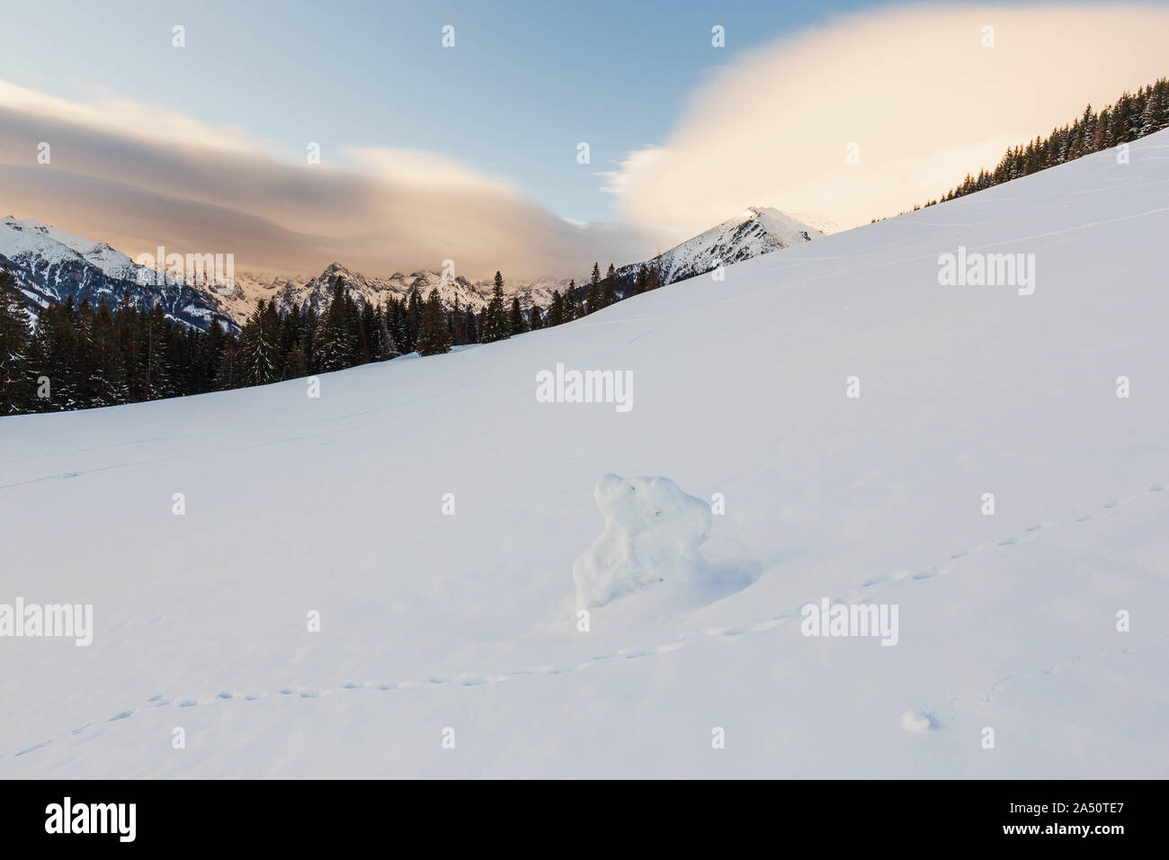 Polish Tatra en hiver et des paysages enneigés. Banque D'Images