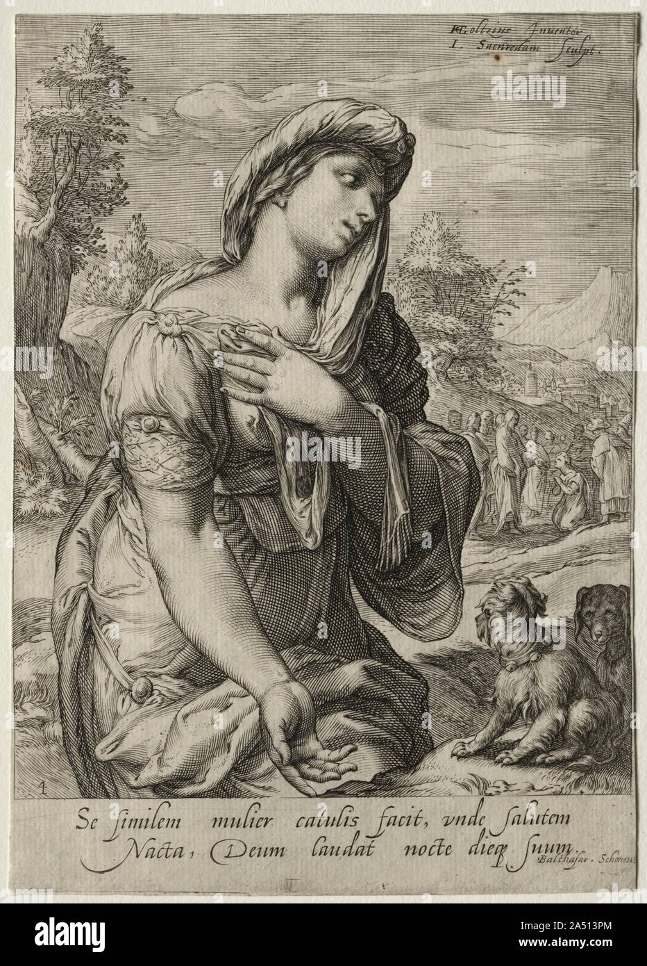 Héroïnes de le Nouveau Testament : le Cananéen. Banque D'Images