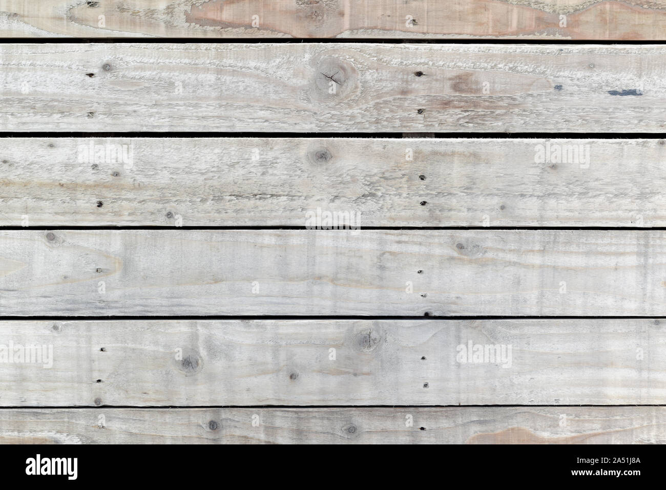 Parquet en bois poncées avec aucun coup de vernis directement au-dessus Banque D'Images