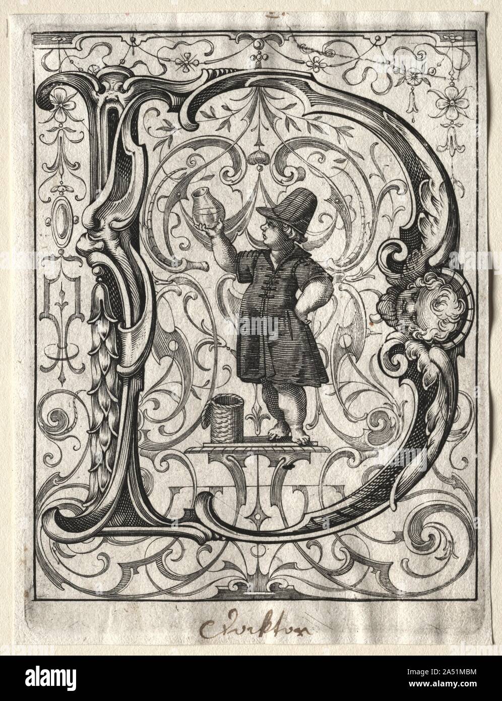 Nouvelle brochure ABC : D, 1627. Banque D'Images