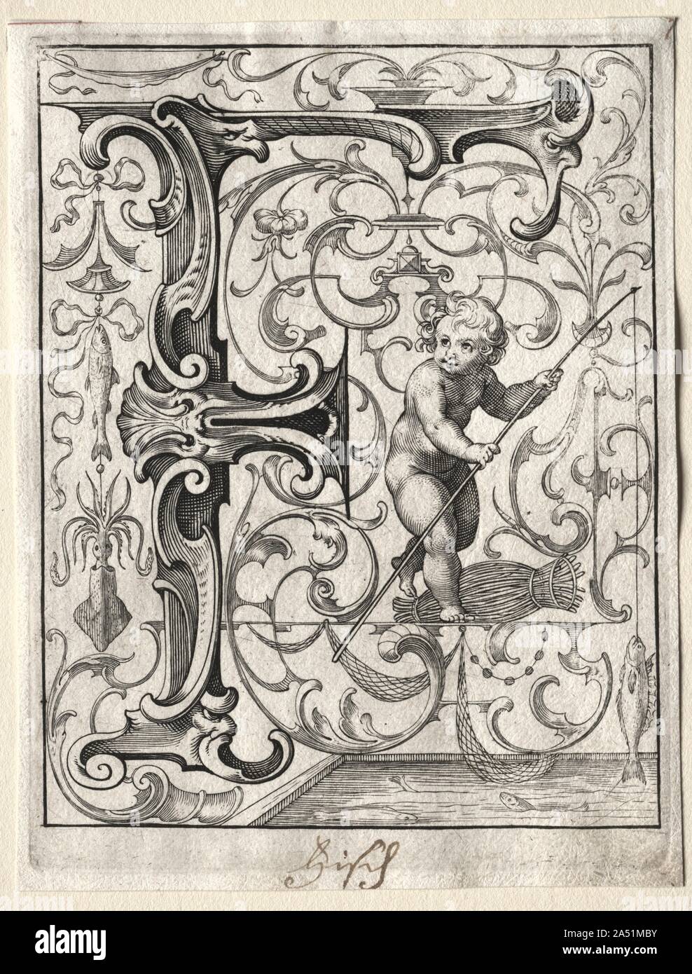 Nouvelle brochure ABC : F, 1627. Banque D'Images