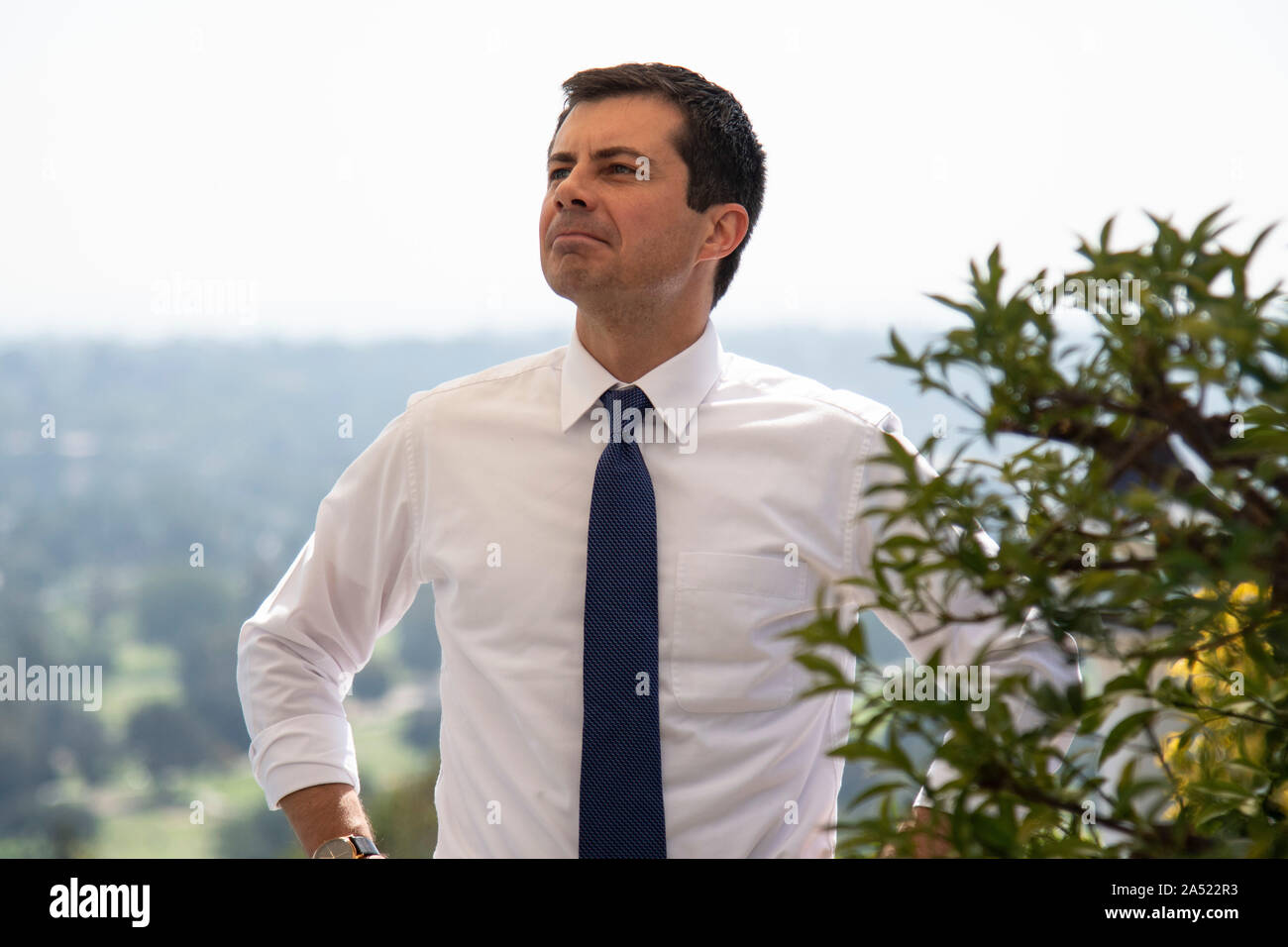 Le candidat démocrate à Pete Buttigieg Banque D'Images