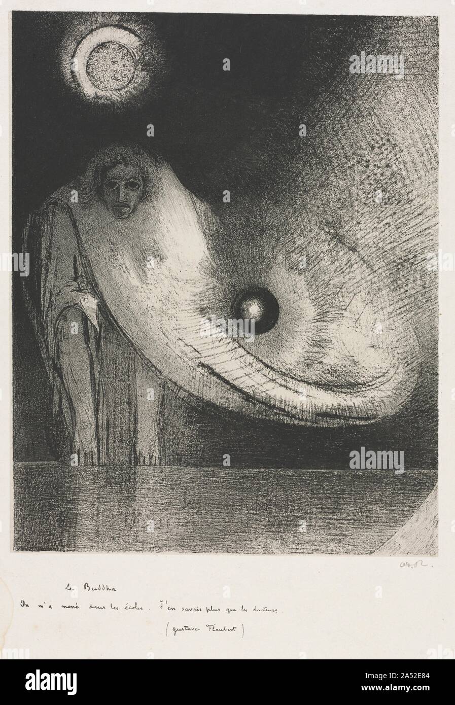 Le Bouddha, 1895. Banque D'Images